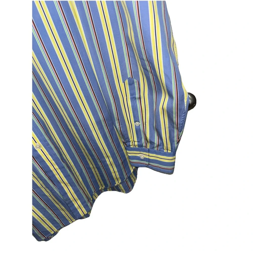 VTG Ralph Lauren Shirt Mens XL Classic Fit Striped Button Down Long Sleeve Prepp